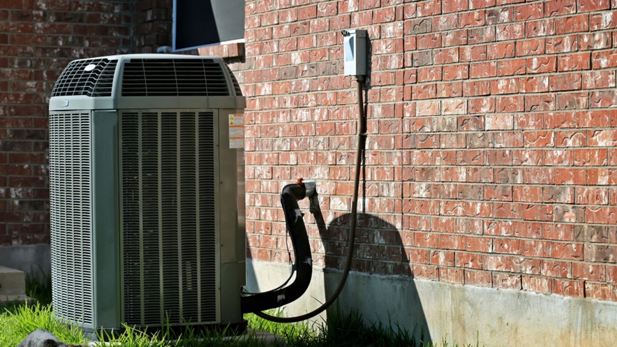 Outside AC Unit in Your Home